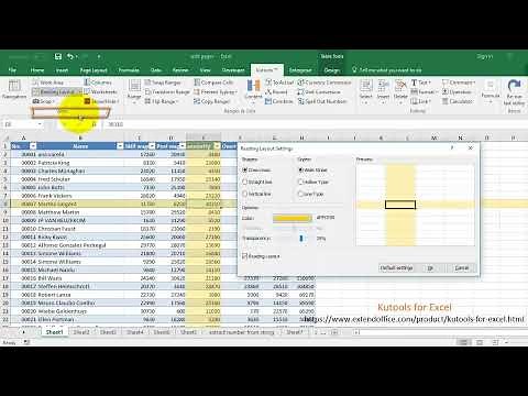 How to auto highlight row and column of active cell in Excel?