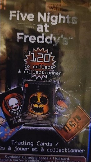 Opening FNAF Trading Cards Part 16 #shorts #fnaf #fivenightsatfreddys #fnafangame #tradingcards #tcg
