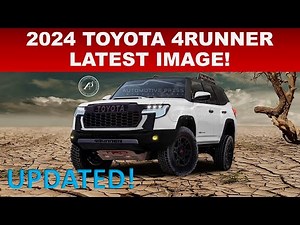 LATEST NEW IMAGE 2024 TOYOTA 4RUNNER // COMPLETELY UPDATED 6th GEN 4RUNNER RENDERING BY ENGINEER