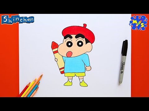 Shinchan Drawing | How to Draw Shinchan Easy Step by Step