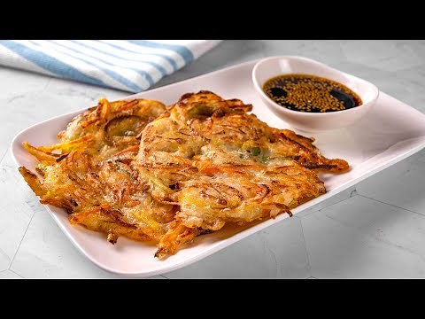 Yachaejeon Easy Recipe - Korean Vegetable Pancakes - Vegan