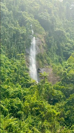 Waterfall where movie “Anaconda 2” was filmed along Navua River near Suva, Fiji.