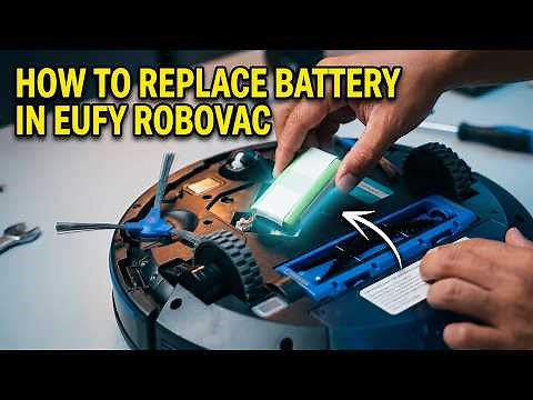 How to Install/Battery in a Eufy RoboVac Vacuum Cleaner
