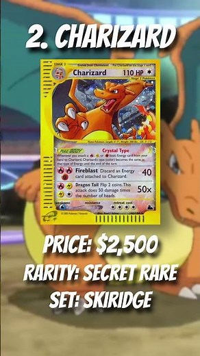 Top 5 Most Valuable Charizard Pokémon Cards!