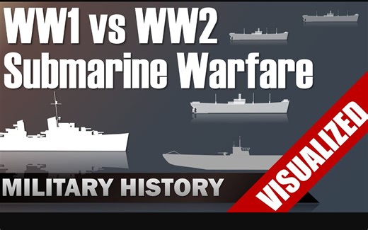 【熟肉中字】一战和二战德国潜艇战的差异和共同点 Submarine Warfare WW1 Vs WW2 Differences & Commonalities