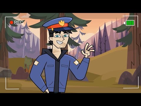 Hunk Cop Will Protect Us All | Disventure Camp All-Stars Greeting