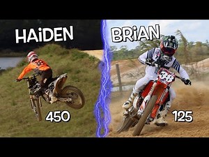 TRADING DIRT BIKES WITH DAD!!! Dangerboy Deegan 450 Full Send!