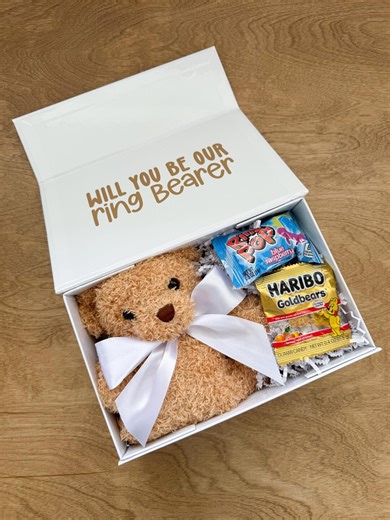 Ring Bearer Proposal Gift Box - Etsy