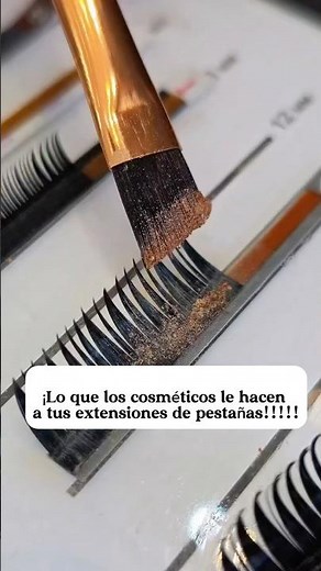 Watch out! See what makeup does to your eyelash extensions 😱
