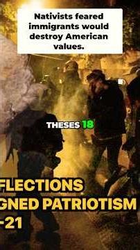 19th Century Nativists and Immigrants; An Old Story of Fear