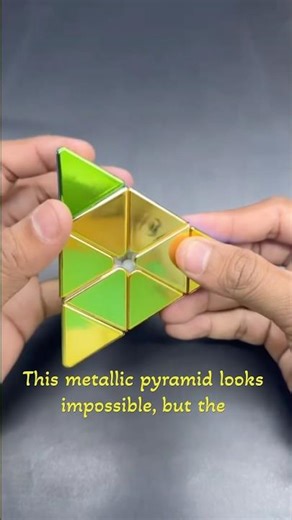 Satisfying pyramid puzzle solve you have to see #puzzle #asmr #shorts