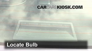 3rd Brake Light Bulb Replacement on a 2010 Subaru Legacy 2.5i Limited 2.5L 4 Cyl.