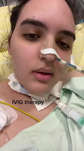 Every 4 weeks I get my lifesaving IVIG therapy (immunoglobulins). It’s made from 10.000-50.000 donor’s plasma, per infusion. Wich I get 20 bags from.💊🤓Yumm! #ivig #chronicillness #hospital #fyp #immunoglobulin #foryou