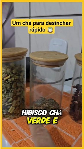 Chá verde turbinado com hibisco e cavalinha, dez segundos #emagrecimento #desinchar #detox