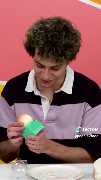 Peach Eating Fails: Committing to the Challenge