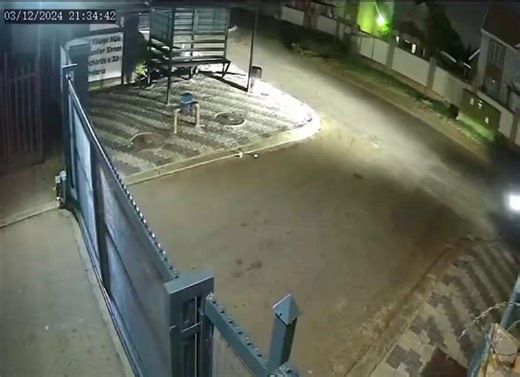 People should drive slow as they approach their residents, open gate with a remote before the drive way , as u keep the alertness of your surroundings, if u see a car following you drive pass your house, until it's safe to enter ....That 45 second of stopping for the gate to open is very deadly and dangerous....