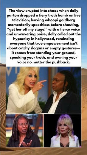 LIVE ON THE VIEW DOLLY PARTON OVERWHELMS WHOOPI GOLDBERG GET HER OFF MY STAGE