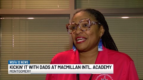 MacMillan International Academy holds 4th annual 'Kickin' it With Dads' event