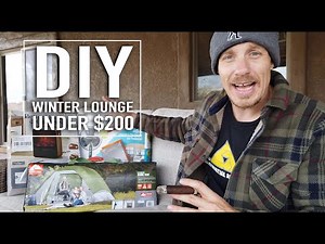 DIY Winter Cigar Lounge Under $200