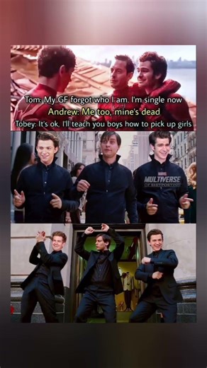 When the Multiverse Spider-Men are all single...😍 #marvel #spiderman #memes #shorts