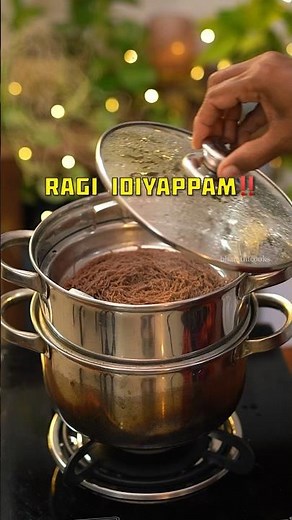 Ragi Idiyappam Recipe ‼️ #bharathicooks #ragi