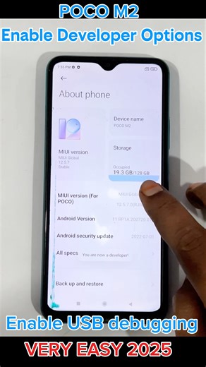 How To Poco M2 Pro/M2 | developer options in Poco M2 Pro/M2-USB debugging activate advanced settings