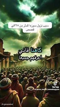 قصة سبب نزول سورة المدثر على النبي ﷺ #الشيخ_محمد_الشنقيطي #مواعظ_دينيه #لايك_اشتراك