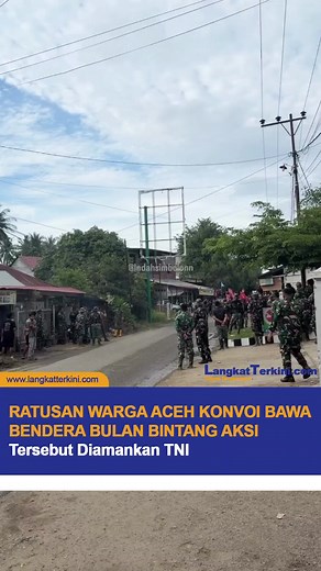 Konvoi Masyarakat di Lhokseumawe: Aksi Merdeka dan Pengamanan TNI