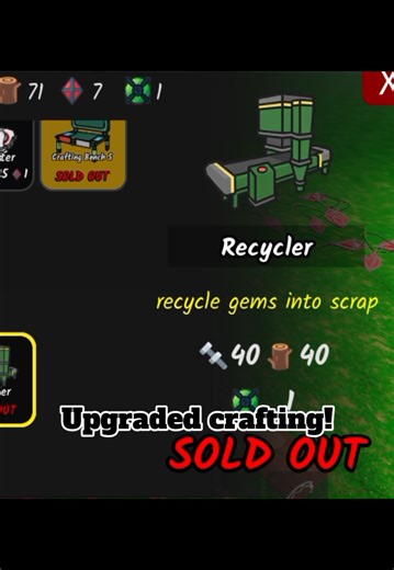 infinite scrap metal in 99 Nights #roblox #99nightsintheforest #viral