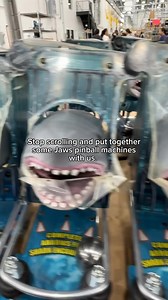 133K views · 1.6K reactions | We're putting together some Jaws Pro machines this week for #FactoryFriday! When was the last time you jumped in the water with this beast? | Stern Pinball | Facebook