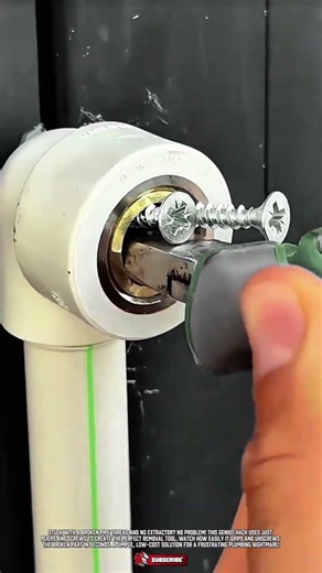Smart Hack to Remove Broken Pipe Threads with a Simple Tool