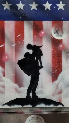 2.7M views · 76K reactions | Memorial Day Tribute: Homecoming #memorialdayweekend #MemorialDay #usa #patriotic #america #army | Dexx Art | Facebook