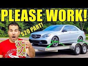 I Bought A Blown-Up Engine E63 AMG! Dealer Wanted $70K To Fix! I Tried A $20 Part & Got It Running!