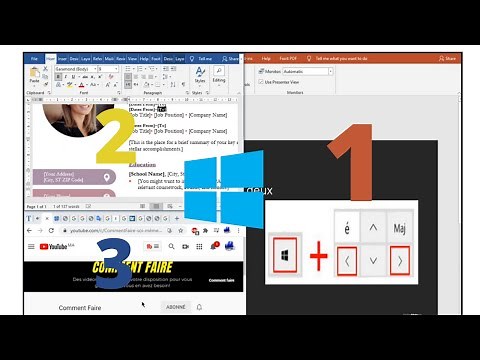 How to split screen on windows 10 | Multiple displays section using keyboard
