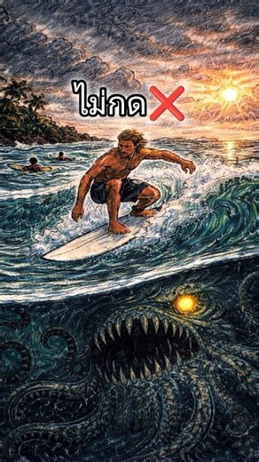 เลือกเล่นทะเลด้วยการกด 🤩 #การ์ตูนไทย #พี่เกียร์ #fpy #drawing #วาดรูป #ai #ฟีด