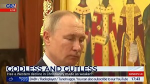 As Russia continues its full-on war against Ukraine, Pavel Stroilov, of the Christian Legal Centre, spoke to GB News about how Christians should respond to President Putin's actions. Pavel himself is a political exile of Russia, having fled to the UK after his research as a historian put his life and liberty at risk. When asked whether Putin was a Christian, as he claims, Pavel responded: "You have to remember that you're dealing with a KGB officer - his job is to pretend to be what he is not; h