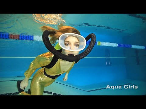 Golden Scuba Lady
