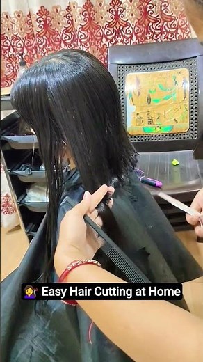 Perfect Hair Cut in Minutes/Baby Girl Hair Cutting Step by Step/Easy Baby Girl Haircut Tutorial✨