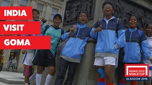 Just around the corner from George Square, the Gallery of Modern Art has opened its doors for the players to have a bit of down time. | Homeless World Cup