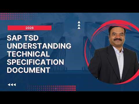 SAP Technical Specification Document Understanding