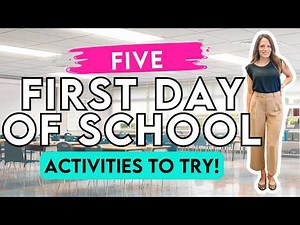 5 First Week of School Activities for Middle School & High School Teachers | Back-to-School Ideas