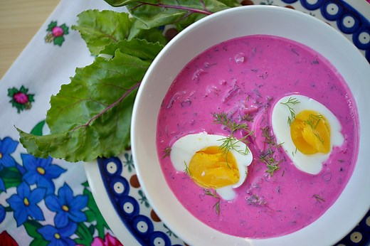 Polish Chilled Beetroot Soup {Chłodnik} - Polish Your Kitchen