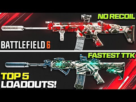 Battlefield 6: Top 5 Meta Loadouts You NEED TO USE! (BF6 Best Guns)