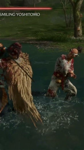 Boss fight with SMILING YOSHITOMO in ghost of yotei #ghostofyotei #ps5 #viral #shorts #shortvideo