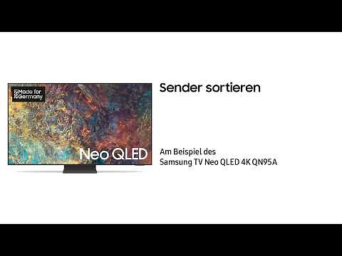 Samsung Neo QLED TV 2021: Sender sortieren