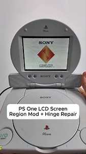 This simple region mod lets PAL 50Hz PS Ones run perfectly on Japanese 60Hz PS One LCD monitors. Plus, I fix a broken hinge using J-B Weld epoxy. #PlayStation #LCD #PSOne #RetroGaming #Tech | retro.gamer.guy