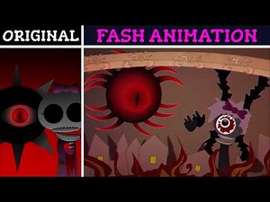 Sprunki Phase 14 to 1 (Full Comparison: Fash Animation vs Original)