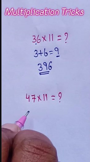 ✨ Magic Trick to Multiply 36 × 11 in Seconds! 🔢 | Mental Math Shortcut