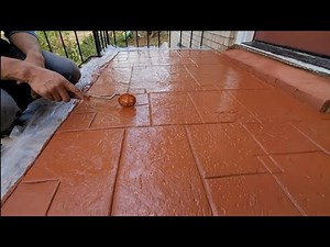 Manera Facil de Estampar y Restaurar el Cemento Viejo: Paso por Paso