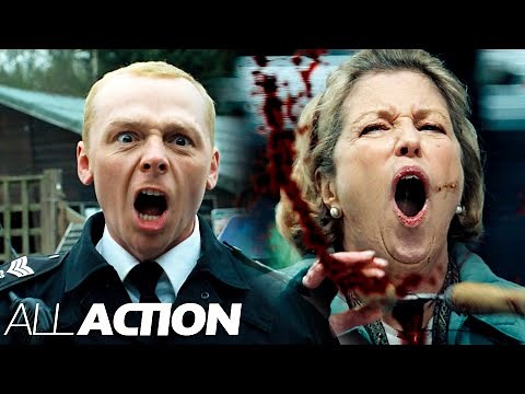 Miss Tiller Gets Killed | Hot Fuzz (2007) | All Action